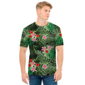 Palm Hawaiian Tropical Pattern Print Men's T-Shirt