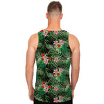 Palm Hawaiian Tropical Pattern Print Men's Tank Top