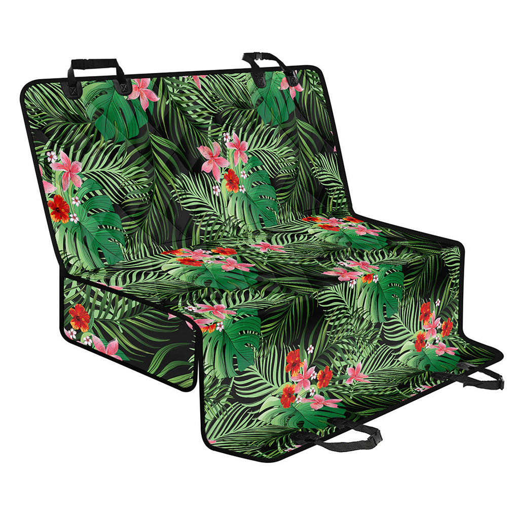 Palm Hawaiian Tropical Pattern Print Pet Car Back Seat Cover