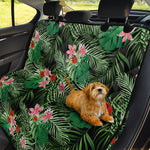 Palm Hawaiian Tropical Pattern Print Pet Car Back Seat Cover