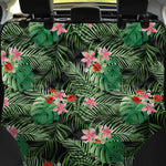 Palm Hawaiian Tropical Pattern Print Pet Car Back Seat Cover