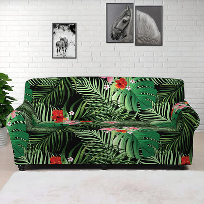 Palm Hawaiian Tropical Pattern Print Sofa Cover