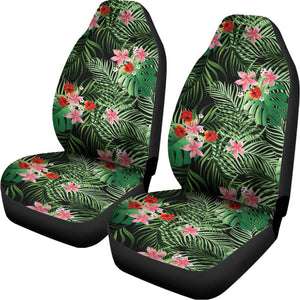 Palm Hawaiian Tropical Pattern Print Universal Fit Car Seat Covers