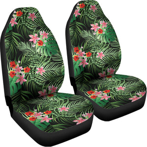 Palm Hawaiian Tropical Pattern Print Universal Fit Car Seat Covers