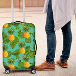 Palm Leaf Pineapple Pattern Print Luggage Cover GearFrost