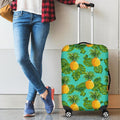 Palm Leaf Pineapple Pattern Print Luggage Cover