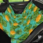 Palm Leaf Pineapple Pattern Print Pet Car Back Seat Cover