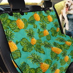 Palm Leaf Pineapple Pattern Print Pet Car Back Seat Cover