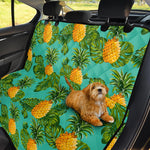 Palm Leaf Pineapple Pattern Print Pet Car Back Seat Cover