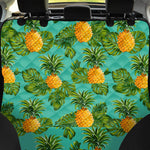 Palm Leaf Pineapple Pattern Print Pet Car Back Seat Cover