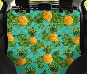 Palm Leaf Pineapple Pattern Print Pet Car Back Seat Cover