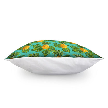 Palm Leaf Pineapple Pattern Print Pillow Cover