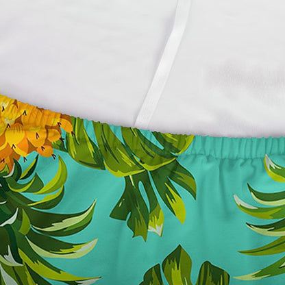 Palm Leaf Pineapple Pattern Print Sofa Cover