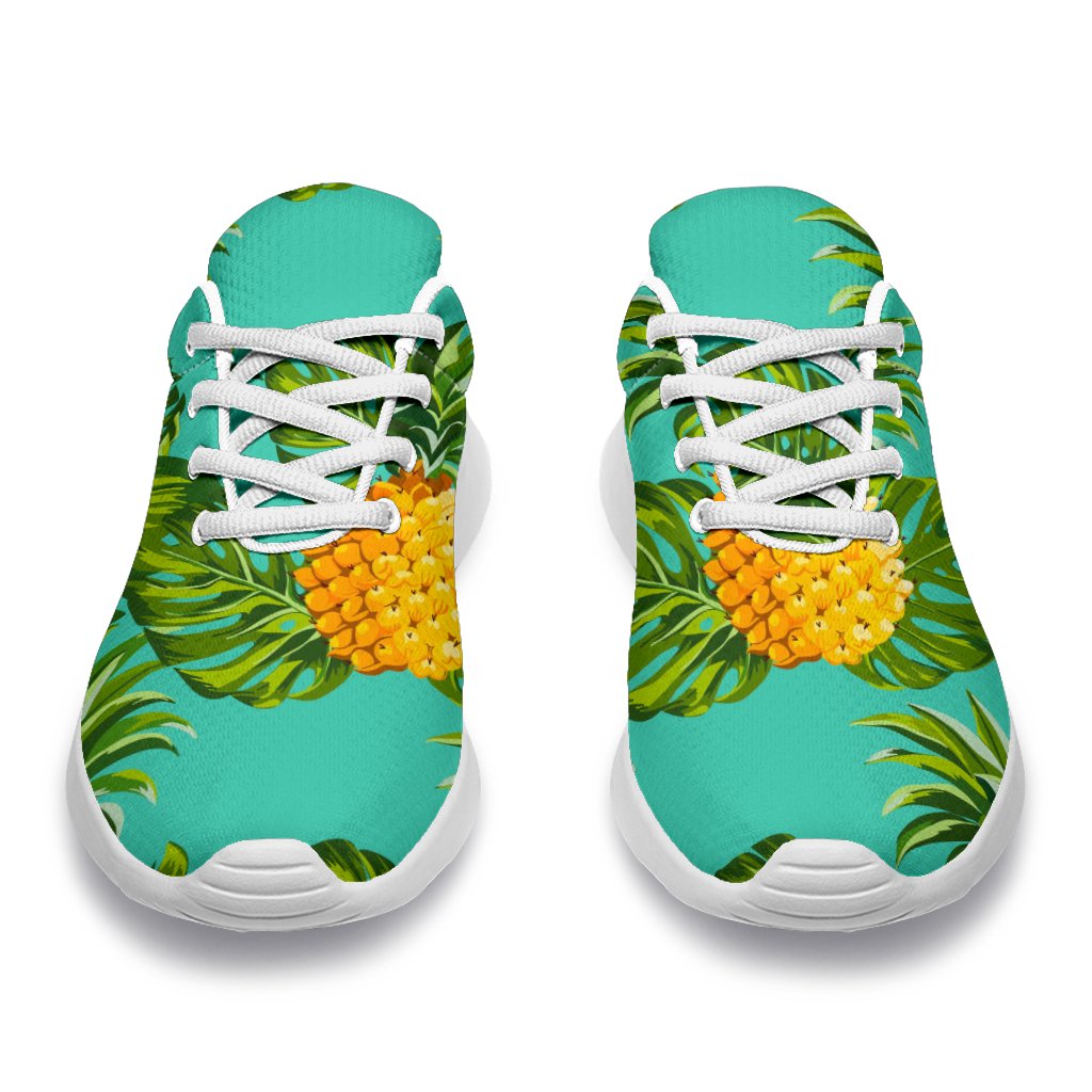 Palm Leaf Pineapple Pattern Print Sport Shoes GearFrost