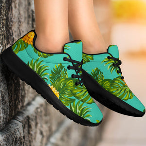 Palm Leaf Pineapple Pattern Print Sport Shoes GearFrost