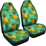 Palm Leaf Pineapple Pattern Print Universal Fit Car Seat Covers