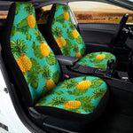 Palm Leaf Pineapple Pattern Print Universal Fit Car Seat Covers