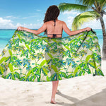 Palm Tree Banana Pattern Print Beach Sarong Wrap