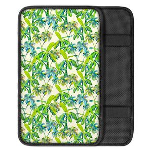 Palm Tree Banana Pattern Print Car Center Console Cover