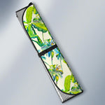 Palm Tree Banana Pattern Print Car Sun Shade GearFrost