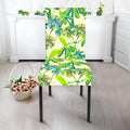 Palm Tree Banana Pattern Print Dining Chair Slipcover