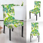 Palm Tree Banana Pattern Print Dining Chair Slipcover