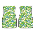 Palm Tree Banana Pattern Print Front Car Floor Mats