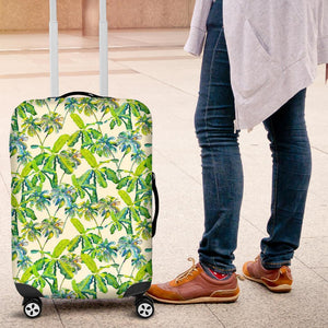 Palm Tree Banana Pattern Print Luggage Cover GearFrost