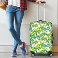 Palm Tree Banana Pattern Print Luggage Cover