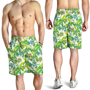 Palm Tree Banana Pattern Print Men's Shorts