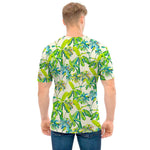 Palm Tree Banana Pattern Print Men's T-Shirt