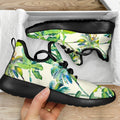 Palm Tree Banana Pattern Print Mesh Knit Shoes
