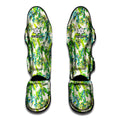 Palm Tree Banana Pattern Print Muay Thai Shin Guards