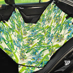 Palm Tree Banana Pattern Print Pet Car Back Seat Cover