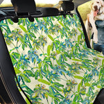 Palm Tree Banana Pattern Print Pet Car Back Seat Cover