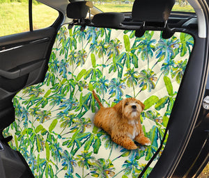 Palm Tree Banana Pattern Print Pet Car Back Seat Cover