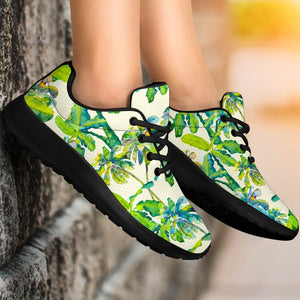 Palm Tree Banana Pattern Print Sport Shoes GearFrost