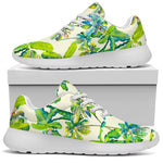 Palm Tree Banana Pattern Print Sport Shoes GearFrost