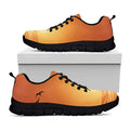 Palm Tree Beach Sunset Print Black Running Shoes