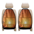 Palm Tree Beach Sunset Print Car Seat Organizers