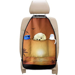 Palm Tree Beach Sunset Print Car Seat Organizers