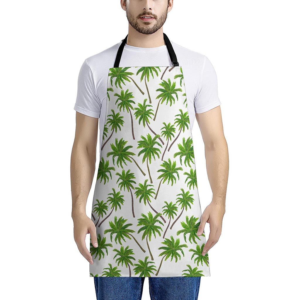 Palm Tree Pattern Print Apron