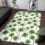 Palm Tree Pattern Print Area Rug GearFrost