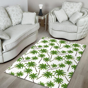 Palm Tree Pattern Print Area Rug GearFrost