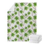 Palm Tree Pattern Print Blanket