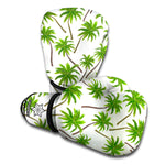 Palm Tree Pattern Print Boxing Gloves