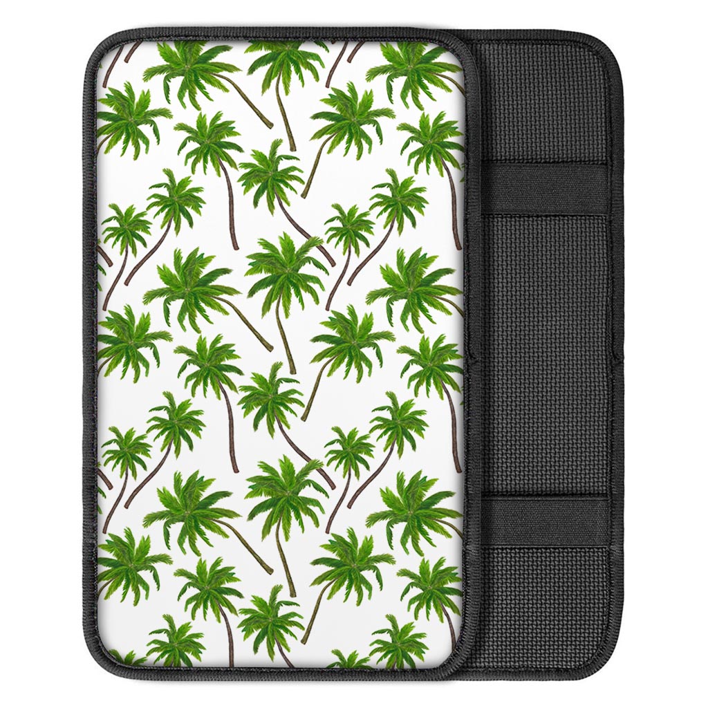 Palm Tree Pattern Print Car Center Console Cover