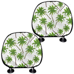 Palm Tree Pattern Print Car Headrest Covers