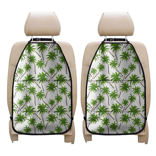 Palm Tree Pattern Print Car Seat Organizers