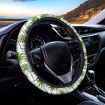 Palm Tree Pattern Print Car Steering Wheel Cover